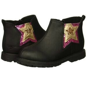 New ~ Osh Kosh Baby Girl Embellished Moto Boot ~ Size 5